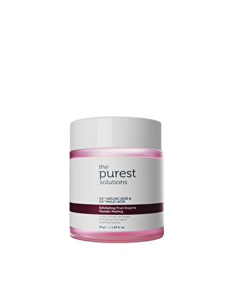 The Purest Solutions 0,6% Azelaic Acid + 0,6% Malic Acid Fruit Enzyme Powder Exfoliator & Peeling 55 g