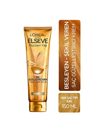 L'Oreal Paris Mucizevi Yağ Saç Güzelleştirici Krem (150 ml) - Her Saç Tipi İçin