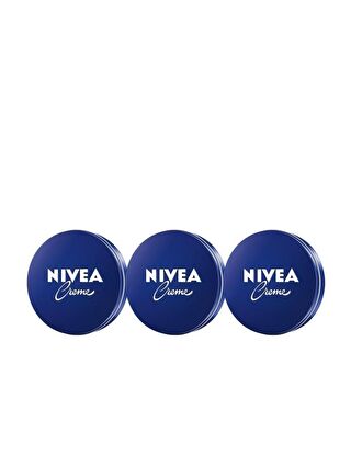 NIVEA Creme 30 ml, Bakım Yapan Koruma, Tüm Ciltler Için Ne mlendirici Krem, El & Yüz & Vücut X3 Adet