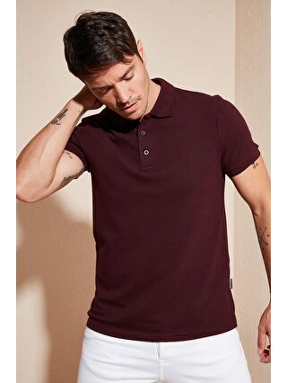 Buratti Bordo Düğmeli Regular Fit Polo Tişört 5902127