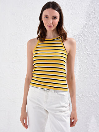 Bright Yellow Striped