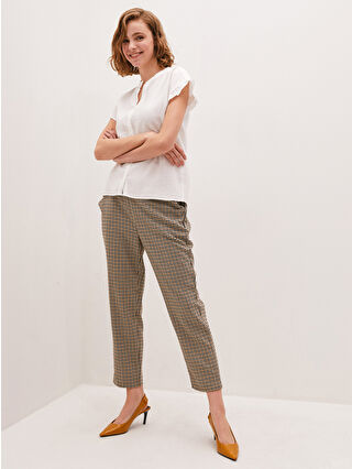 Açık Kahverengi Ekoseli