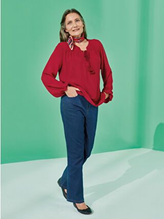 Orta Mavi Yıkamalı