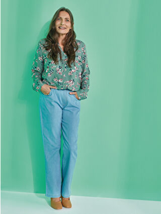 Açık Taş Rengi Yıkamalı