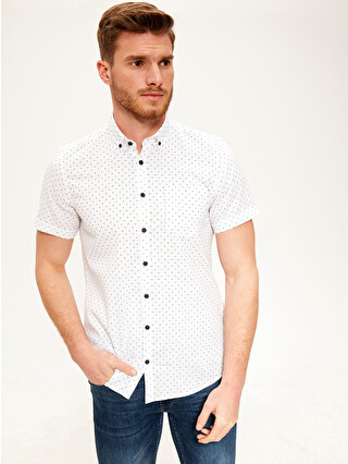 White Printed