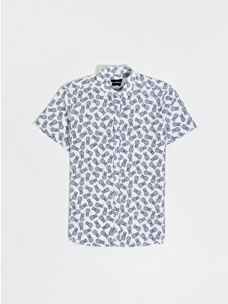 Navy Printed