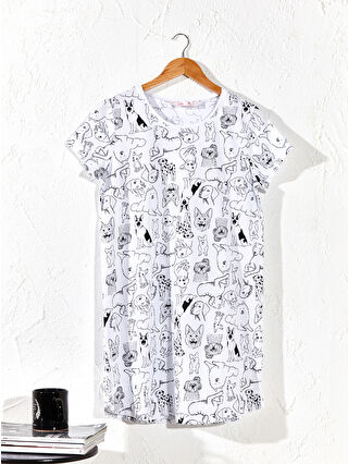 Optic White Printed