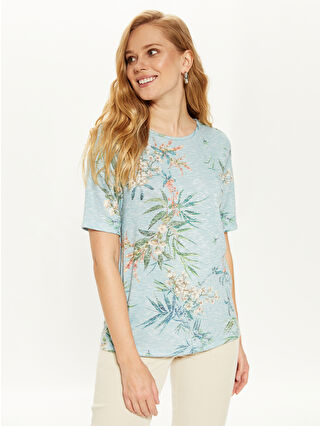 Mint Green Printed