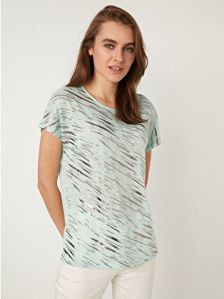 Light Turquoise Printed