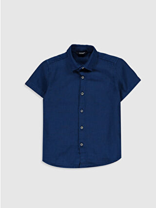 Açık Lacivert Baskılı