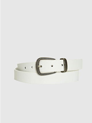 LCW ACCESSORIES Faux Leather Belt - 0ST908Z8-JCB | LC Waikiki