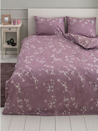 Açık Mor Baskılı