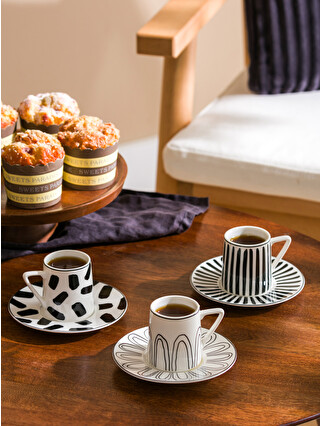 LCW HOME Printed 6-Person Coffee Cup Set 90 ml - S49416Z8-LQJ | LC