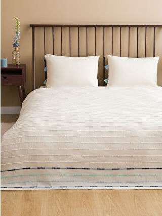 لون أزرق باهت مطبوع