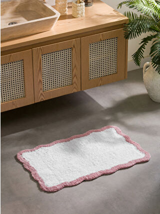 LCW HOME Pembe Pelüş Banyo Paspası 50x80 Cm