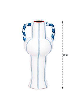 Açık Mavi Baskılı