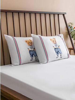 LCW HOME Karışık Ayı Teddy Baskılı Yastık Kılıfı 2'li 50x70 Cm