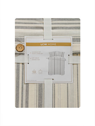 Açık Gri Baskılı