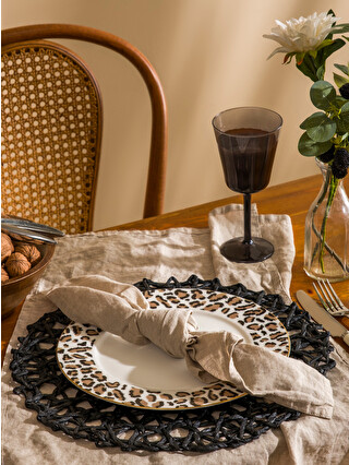 LCW HOME Leopard Print Porcelain Plate 26 Cm - S6JL95Z8-M0T | LC