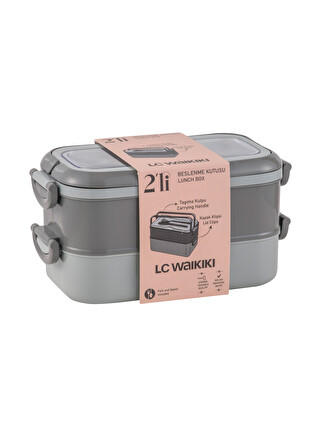 LCW HOME Lunch Box 2 Pack - S6KK80Z8-DHB - LC Waikiki