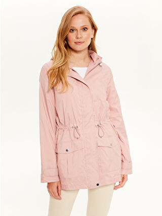 VIP【関税送料無料】希少 MONTEDORO PINK VISCOSE CASUAL JACKET ZARA WOMAN WATER AND WIND PROTECTION OVERSIZE JACKET PINK SZ