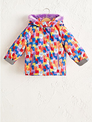 Canlı Kırmızı Baskılı