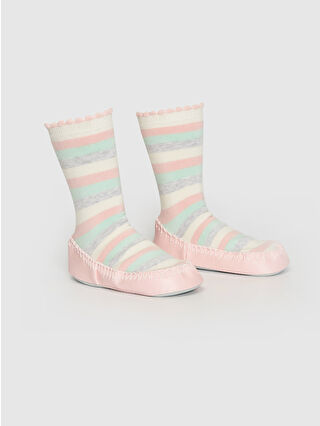 Açık Pembe Çizgili