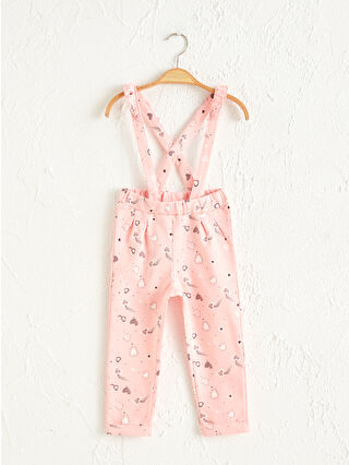 Açık Pembe Baskılı