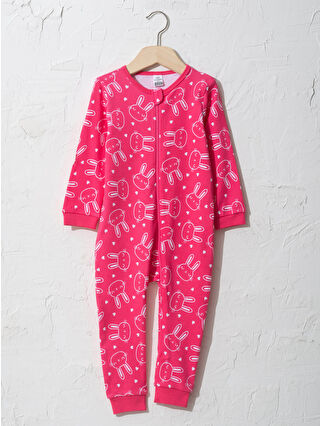 Dark Pink Printed