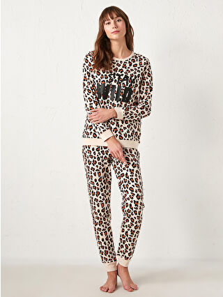 لون حجري مطبوع