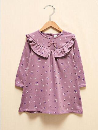 Açık Mor Baskılı