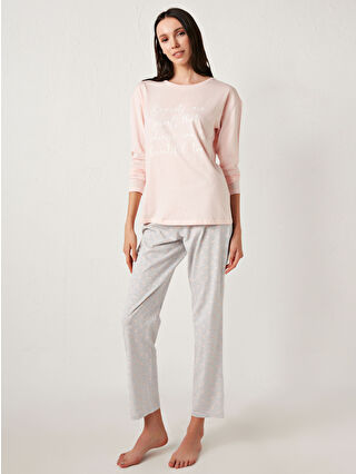 Gri Melanj Baskılı