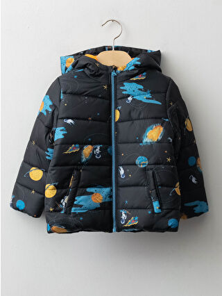 Dark Grey Printed