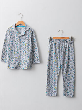 Grey Printed