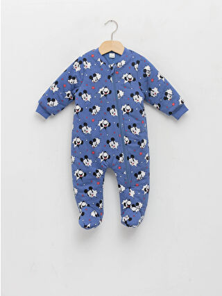 Dull Blue Printed