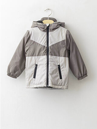 タッパー　スキン　XL LCW baby Hooded Long Sleeve Color-Blocked Baby Boy Zipper