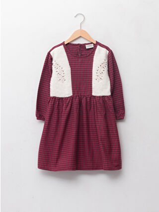 Açık Bordo Ekoseli