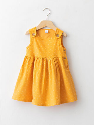 Açık Sarı Baskılı