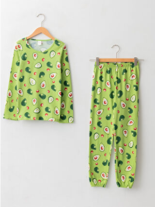 Light Green Printed