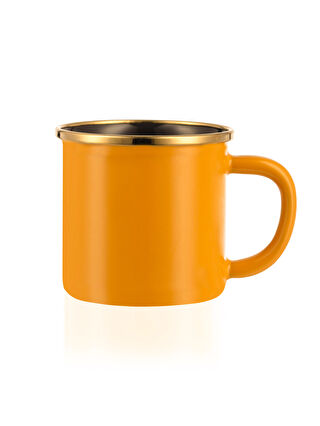 Koyu Sarı Baskılı