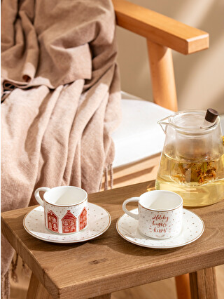 LCW HOME Sarı 2 Kişilik Porselen Kahve Fincan Takımı 90 Ml - W59172Z8 ...
