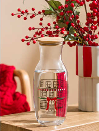 LCW HOME Yılbaşı Temalı Cam Sürahi 1000 Ml - W5KP32Z8-F9C | LC Waikiki
