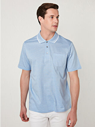 Açık Mavi Çizgili