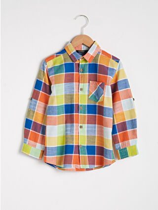 Orange Checked
