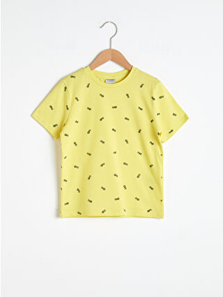 Yellow Printed