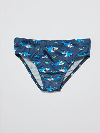 لون كحلي ساطع مطبوع