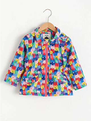 Açık Turkuaz Baskılı