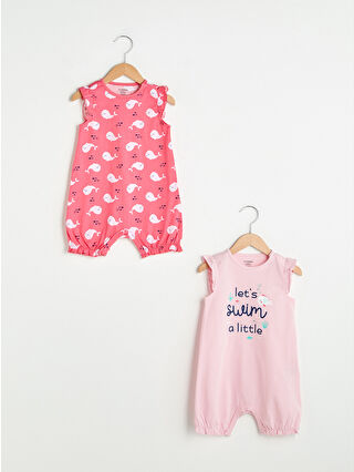 Açık Pembe Baskılı