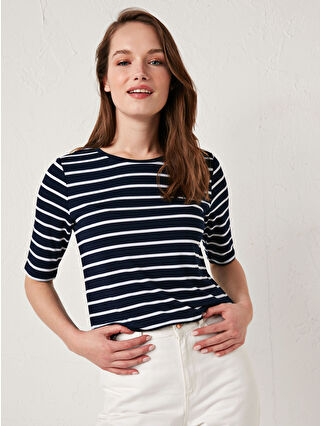 Navy Striped