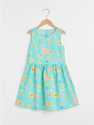 Pale Aqua Green Printed